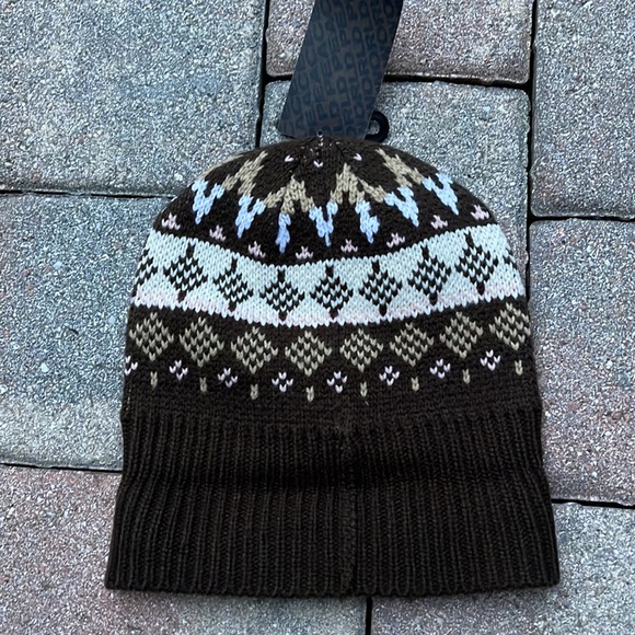 Vans MN VANS Jucti Brown Ornament Beanie Winter Fall Hat Women Men VN0A5KIR3N1 - Picture 8 of 16